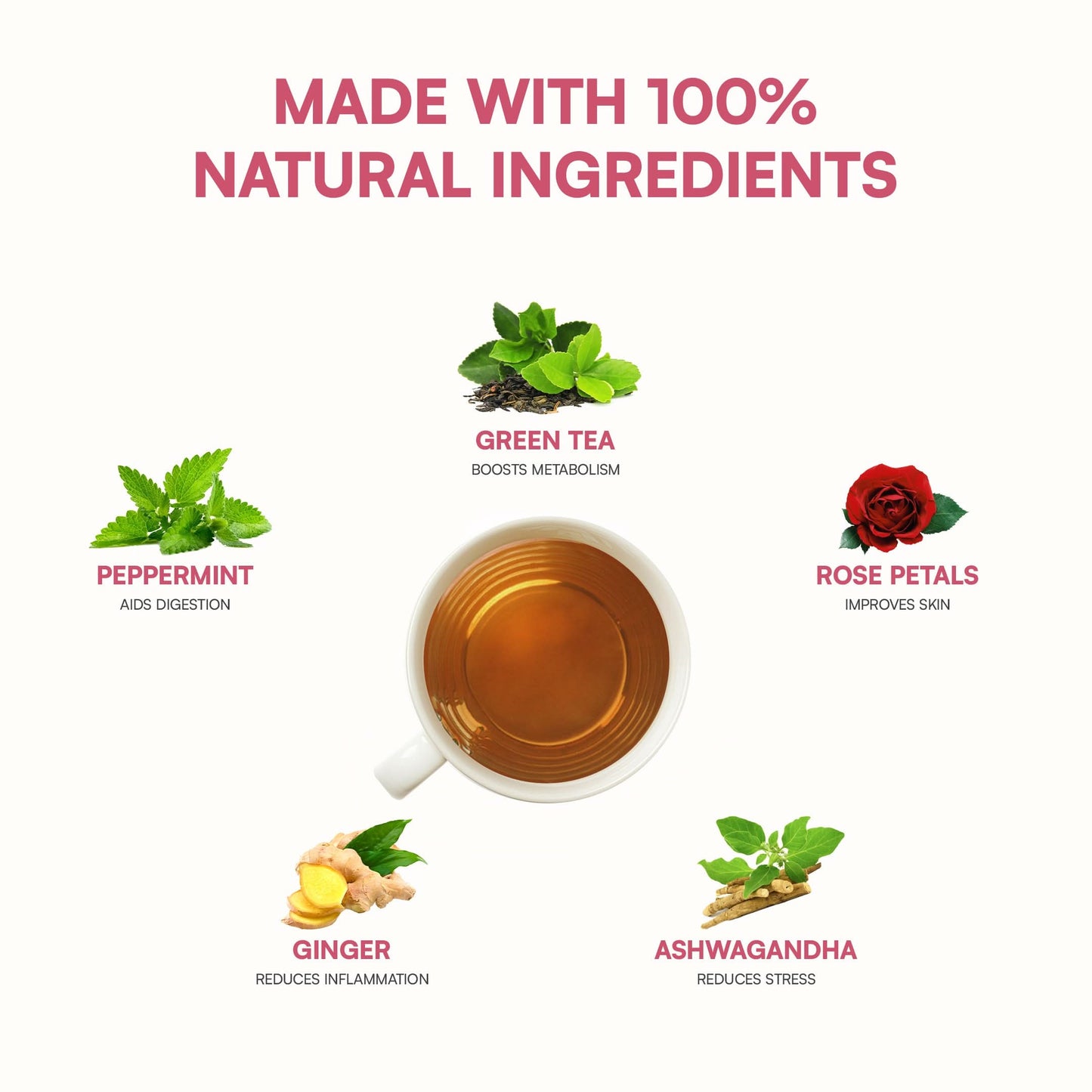 Hormonal Balance Tea | Natural | Anti-Inflammatory, Balances Hormones | Rich in Anti Oxidants | 50 cups