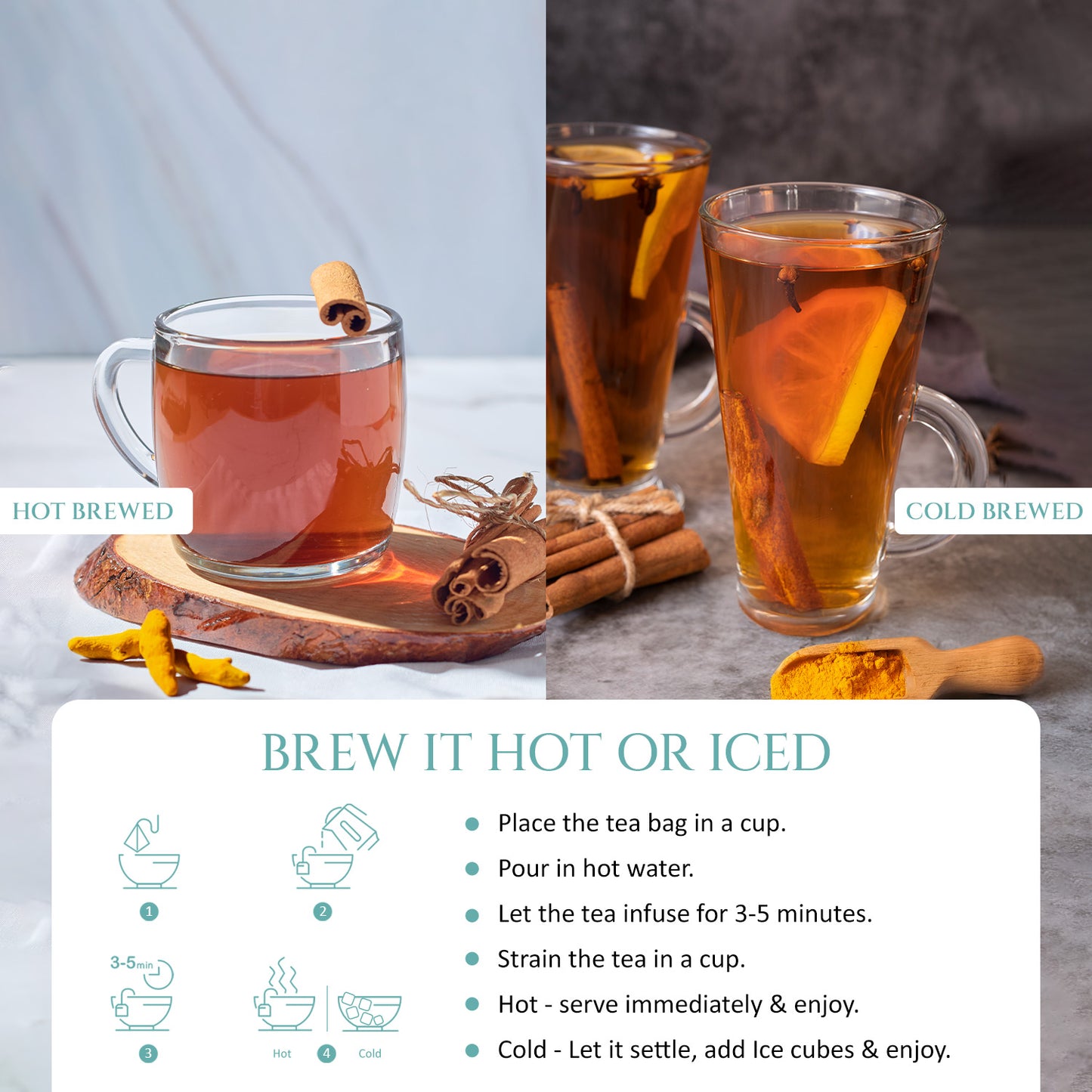 Metabolism Boost Tea | Pack of 2 | Helps in Fat Burning & Boosts Energy | Aid Weight Management | 40 Teabags