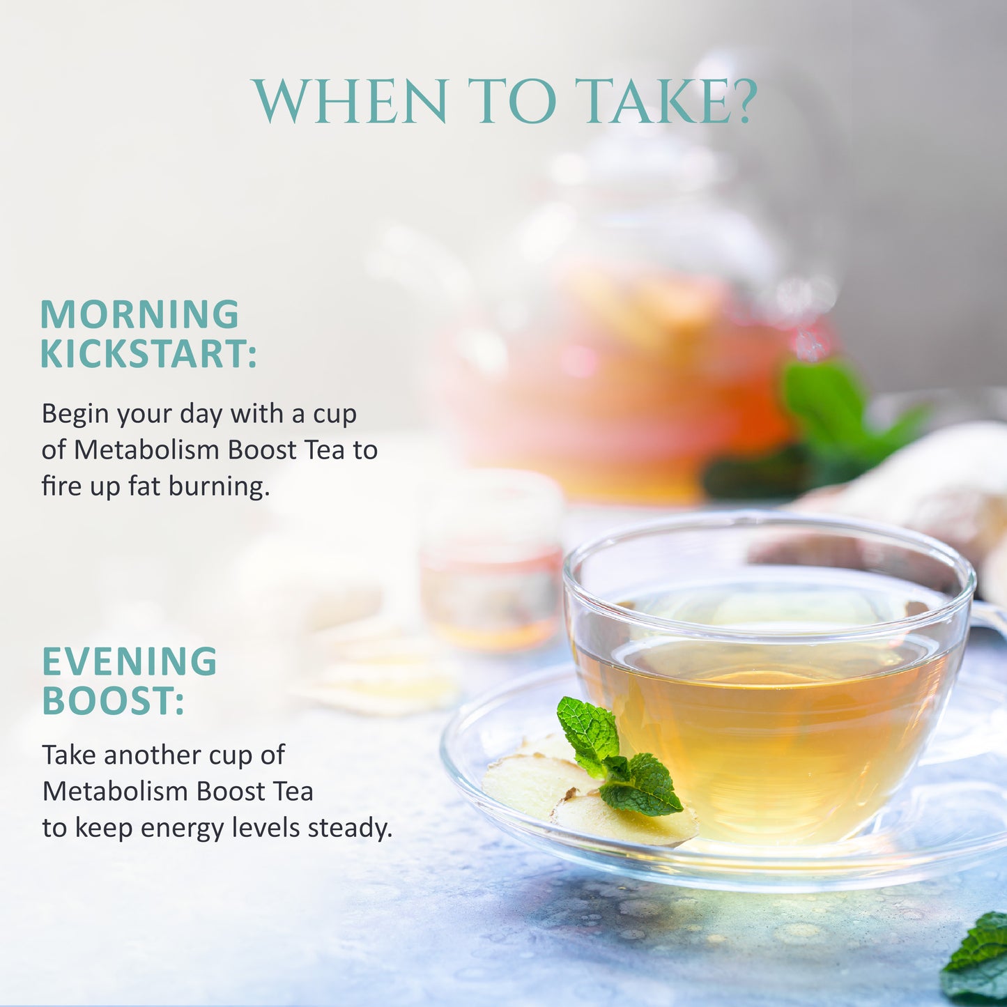 Metabolism Boost Tea | Pack of 2 | Helps in Fat Burning & Boosts Energy | Aid Weight Management | 40 Teabags
