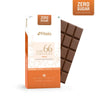 66% Dark Chocolate with Real Orange Bits | No Added Sugar | Plant-based & Gluten-Free | Pack of 4