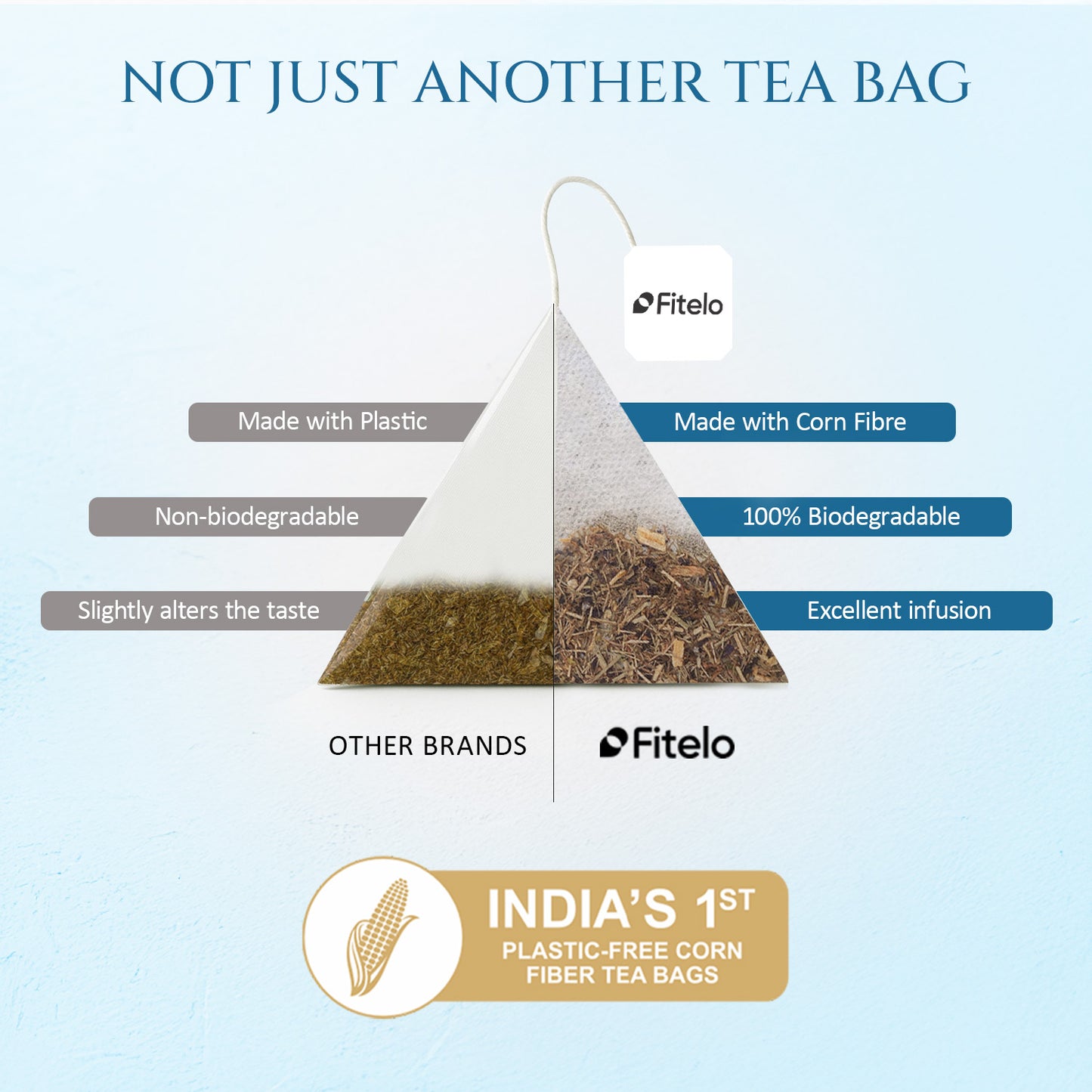 Antioxidant Rich Blue Pea Tea | Pack of 2 | Rich in Antioxidants, Improves Digestion | Helps in weight management | 40 Teabags