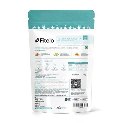 Metabolism Boost Tea | Natural | Helps in Fat Burning & Boosts Energy | Aid Weight Management |  50 Cups