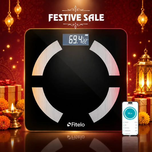 Fitelo Smart Scale 2.0 | Track 25+ Body Metrics | Track your weight loss journey