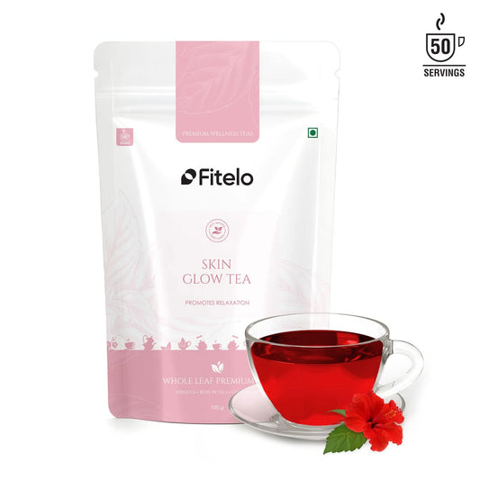 Skin Glow Tea | Natural | Promotes Relaxation, Helps Skin Glow | 50 cups