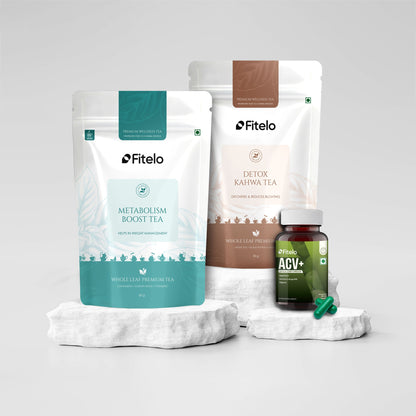 Fitelo Metabolism Combo | Detox, Fat Burn & Energy Boost | 1 Month