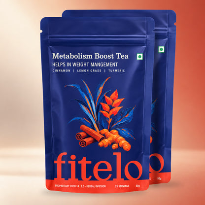 Metabolism Boost Tea | Natural | Helps in Fat Burning & Boosts Energy | Aid Weight Management |  50 Cups