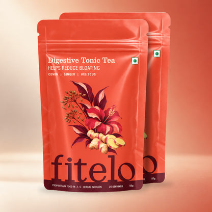 Digestive Tonic Tea | Natural | Improves digestion & Reduces Bloating | Lower Inflammation | 50 cups