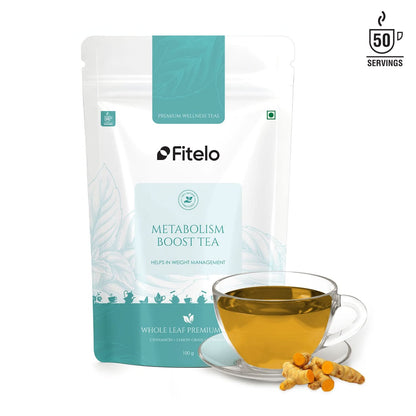 Metabolism Boost Tea | Natural | Helps in Fat Burning & Boosts Energy | Aid Weight Management |  50 Cups