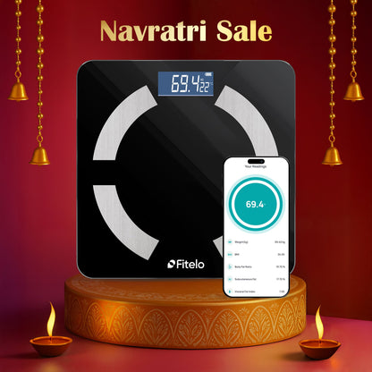 Fitelo Smart Scale | Track 18 Body Metrics | Track your weight loss journey
