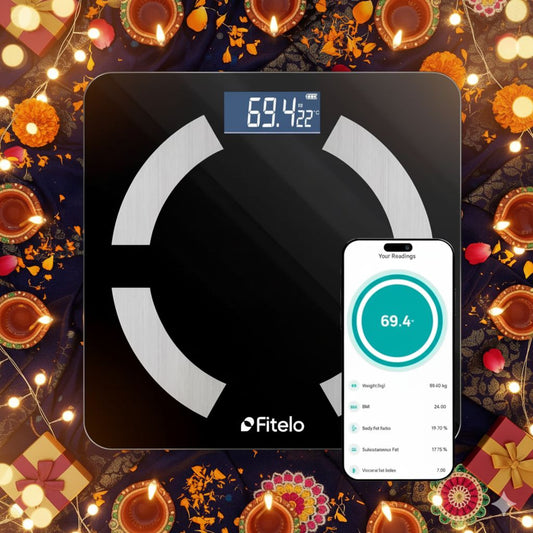Fitelo Smart Scale | Track 18 Body Metrics | Track your weight loss journey
