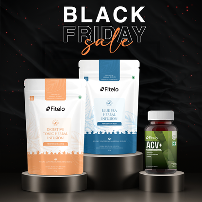 Fitelo Wellness Combo | Digestive Support, Detox & Metabolism Boost | 1 Month