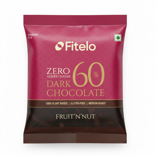 Fitelo Zero Added Sugar 60% Dark Chocolate Assorted
